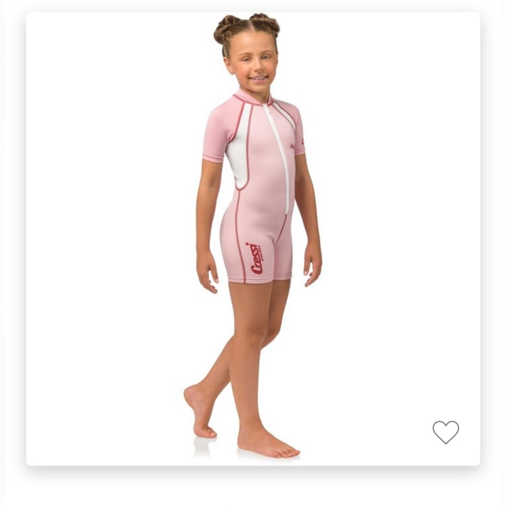 Cressi Kid's 1.5mm Neoprene Swim
Wetsuit, Small, Pink